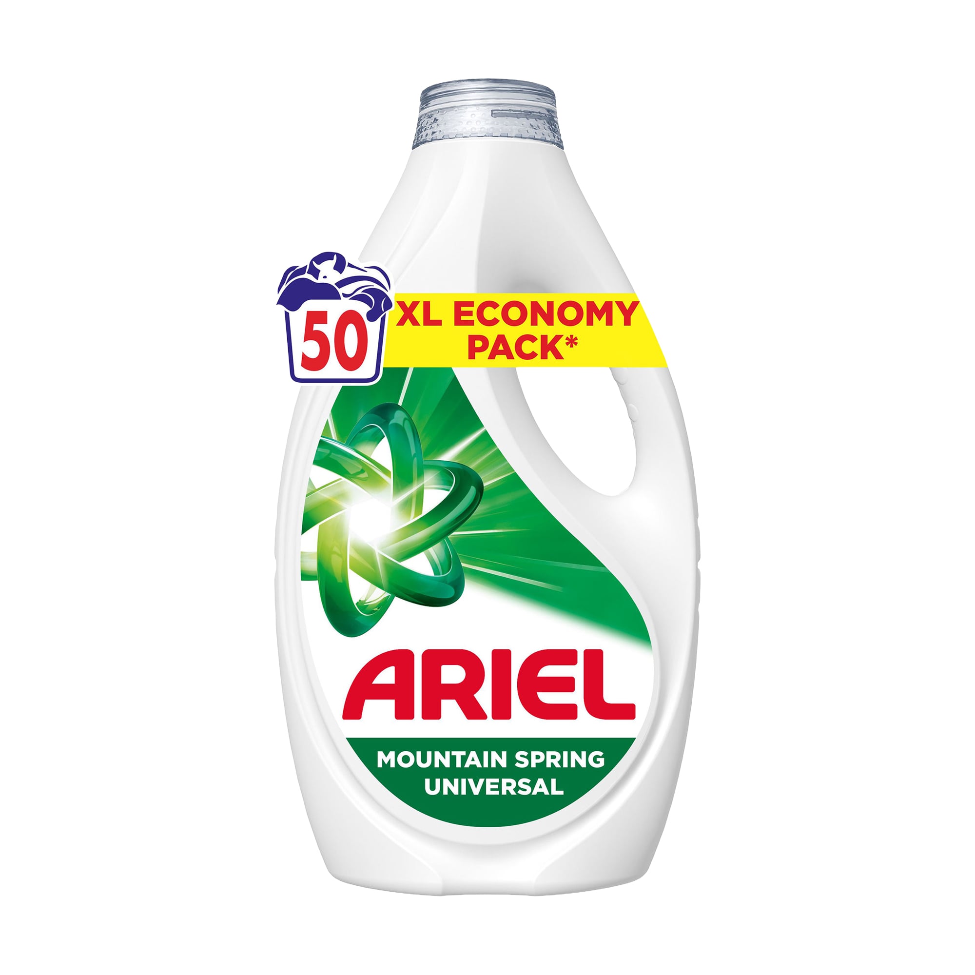 Уцінка! Гель для прання ARIEL Гірське джерело, 50 циклів прання, 2.25 л
